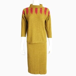 Bonnie Cashin 1960s Cashmere Skirt Suit Saks Fifth Avenue Caerlee